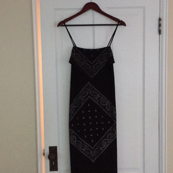 Bandana print back maxi dress XL - Picture 2 of 4